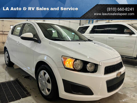 2015 Chevrolet Sonic for sale at LA Auto & RV Sales and Service in Lapeer MI