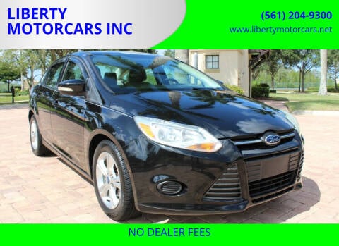 2013 Ford Focus for sale at LIBERTY MOTORCARS INC in Royal Palm Beach FL