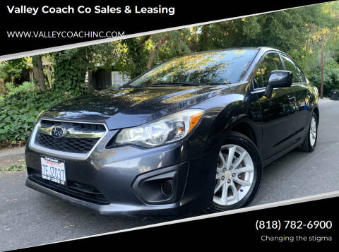 2014 Subaru Impreza for sale at Valley Coach Co Sales & Leasing in Van Nuys CA