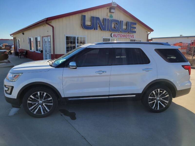 2016 Ford Explorer for sale at UNIQUE AUTOMOTIVE "BE UNIQUE" in Garden City KS