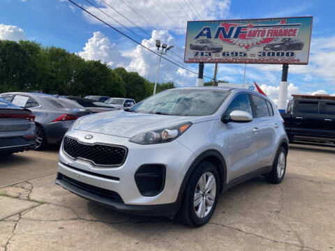 2018 Kia Sportage for sale at ANF AUTO FINANCE in Houston TX