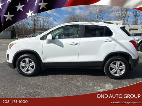 2016 Chevrolet Trax for sale at DND AUTO GROUP in Belvidere NJ