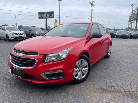 2015 Chevrolet Cruze for sale at ALNABALI AUTO MALL INC. in Machesney Park IL