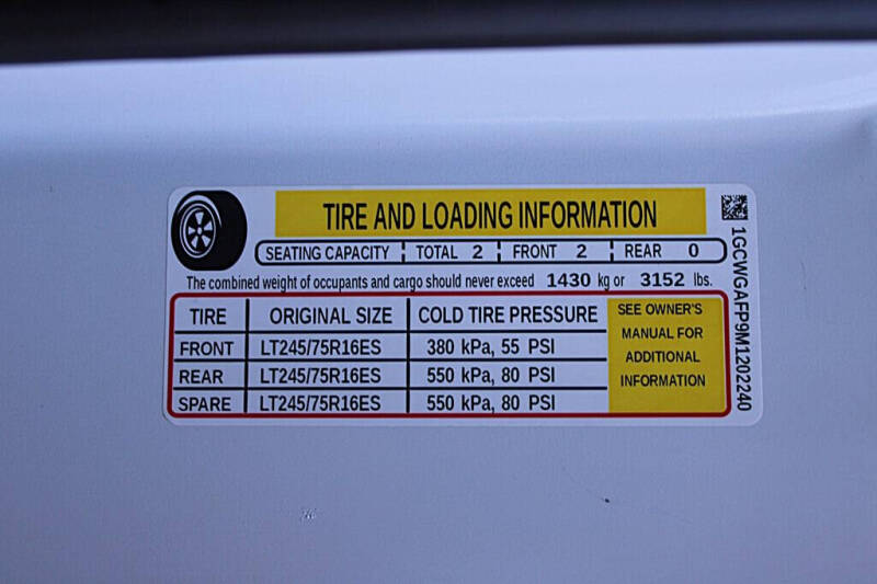 2021 Chevrolet Express 2500