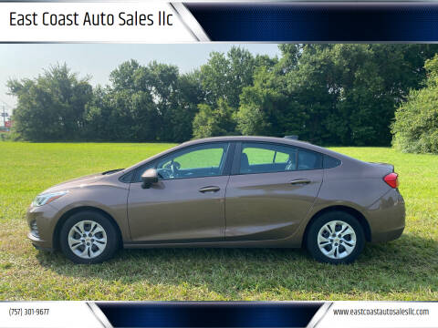 2019 Chevrolet Cruze for sale at East Coast Auto Sales llc in Virginia Beach VA