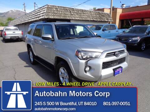 2020 Toyota 4Runner for sale at Autobahn Motors Corp in Bountiful UT