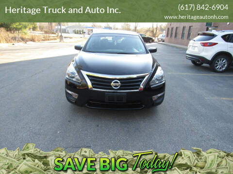 2013 Nissan Altima for sale at Heritage Truck and Auto Inc. in Londonderry NH