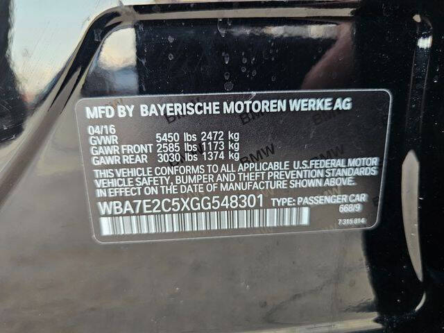 2016 BMW 7 Series 740i