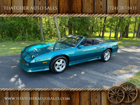 1992 Chevrolet Camaro for sale at THATCHER AUTO SALES in Export PA