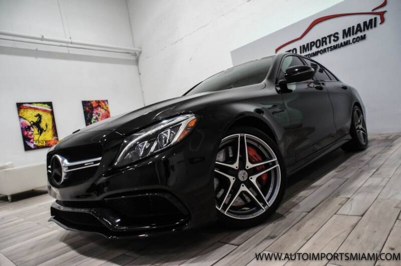 2016 Mercedes-Benz C-Class for sale at AUTO IMPORTS MIAMI in Fort Lauderdale FL