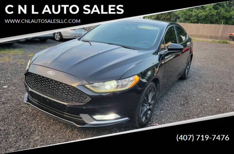 2018 Ford Fusion for sale at C N L AUTO SALES in Orlando FL