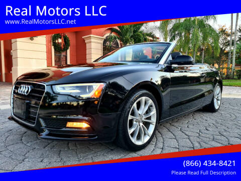 2014 Audi A5 for sale at Real Motors LLC in Clearwater FL