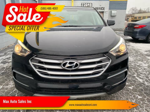 2018 Hyundai Santa Fe Sport for sale at Max Auto Sales Inc in Warren MI