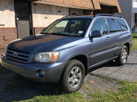 2006 Toyota Highlander for sale at Centre City Imports Inc in Reading PA