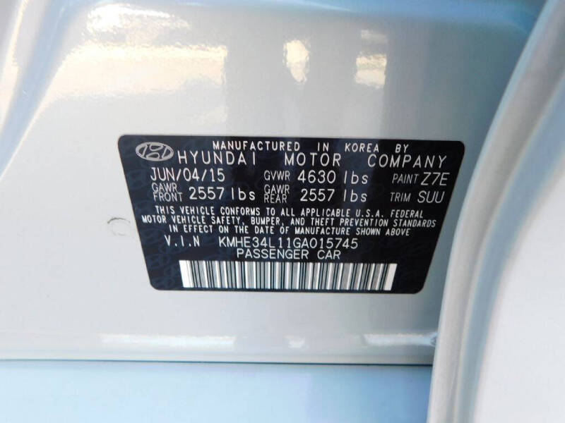 2016 Hyundai Sonata Hybrid