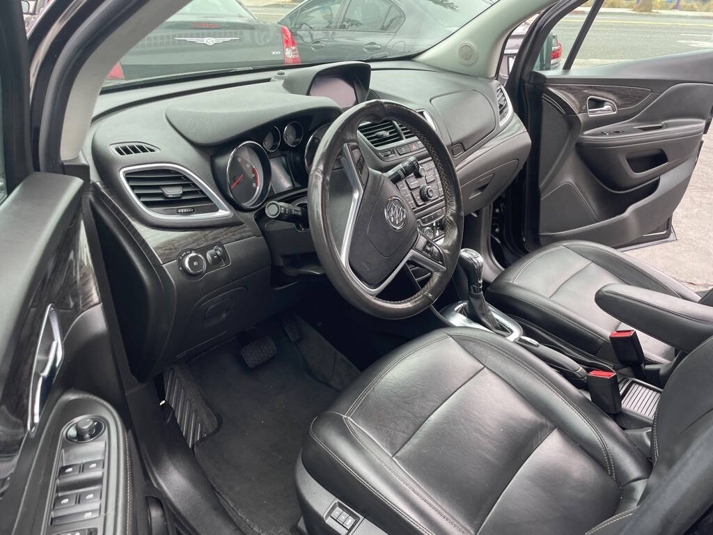 Black 2013 Buick Encore Leather AWD Leather 4dr Crossover 12