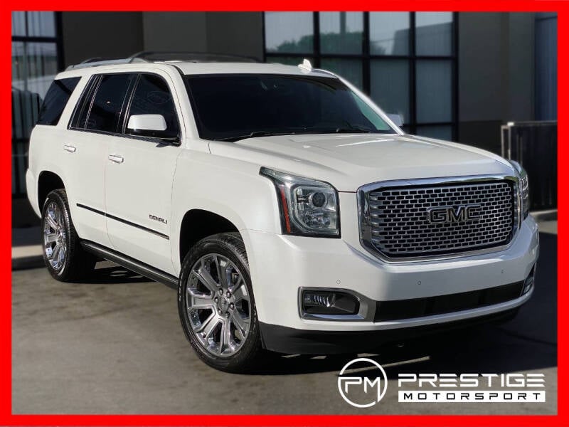 2016 GMC Yukon for sale at Prestige Motorsport in Rancho Cordova CA