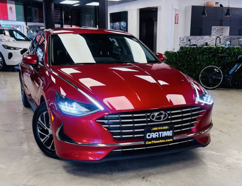 2020 Hyundai Sonata Hybrid Blue