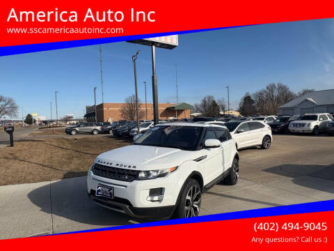 2013 Land Rover Range Rover Evoque Pure Plus