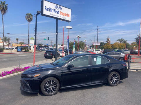 2021 Toyota Camry for sale at Pacific West Imports in Los Angeles CA