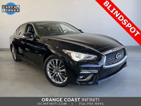 2019 Infiniti Q50 for sale at ORANGE COAST CARS in Westminster CA