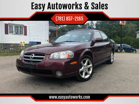 2002 Nissan Maxima for sale at Easy Autoworks & Sales in Whitman MA