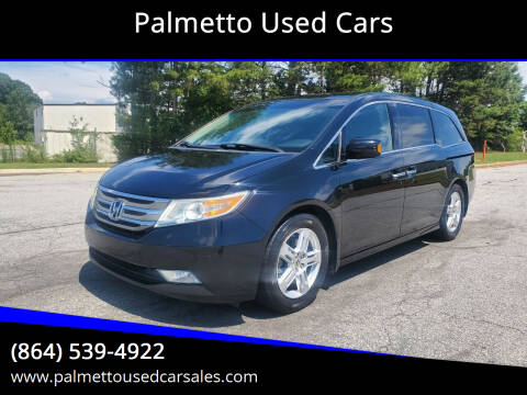 2013 Honda Odyssey for sale at Palmetto Used Cars in Piedmont SC