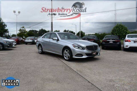 2014 Mercedes-Benz E-Class for sale at Strawberry Road Auto Sales in Pasadena TX