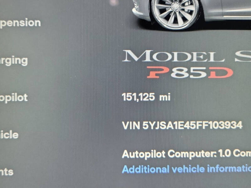 2015 Tesla Model S P85D