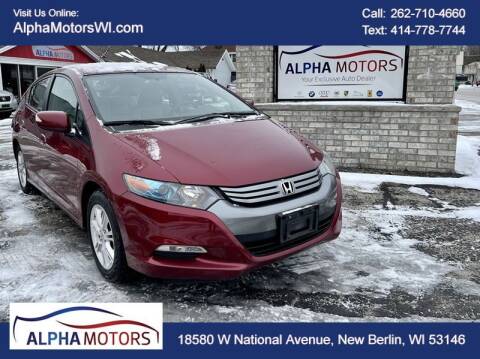 2010 Honda Insight for sale at Alpha Motors in New Berlin WI