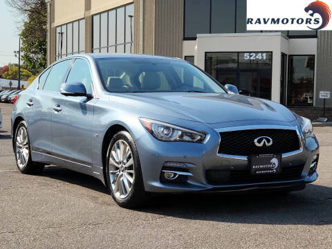 2017 Infiniti Q50 for sale at RAVMOTORS - CRYSTAL in Crystal MN