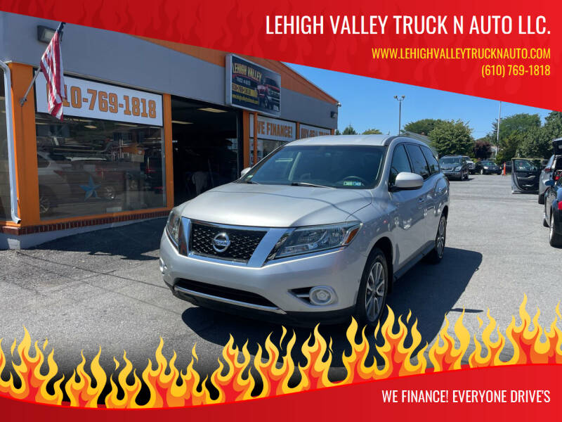 2014 Nissan Pathfinder for sale at Lehigh Valley Truck n Auto LLC. in Schnecksville PA