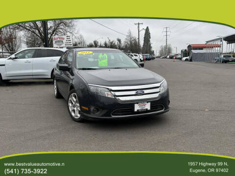 2011 Ford Fusion for sale at Best Value Automotive in Eugene OR