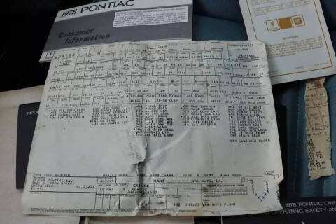 1978 Pontiac Firebird