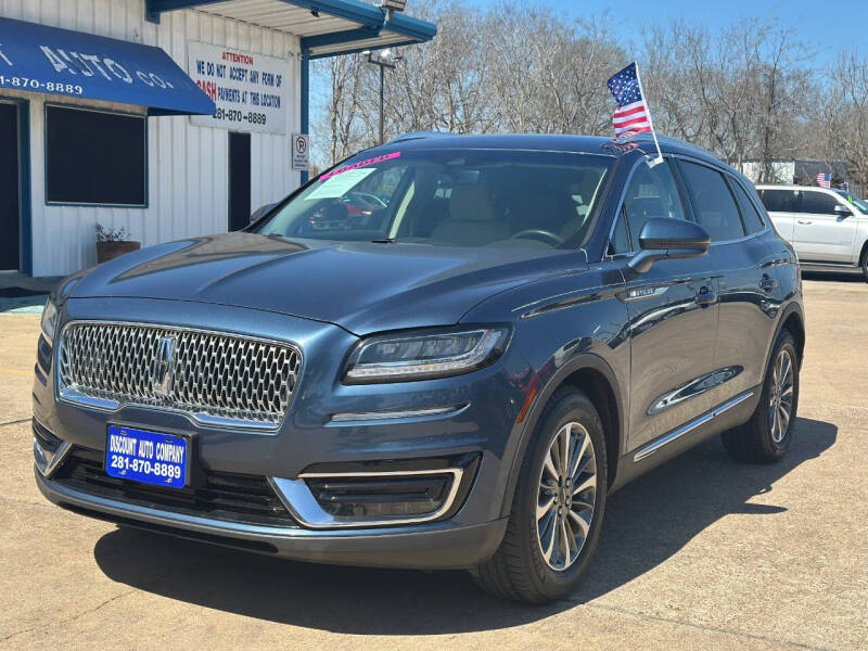 2019 Lincoln Nautilus for sale at Discount Auto Company in Houston TX