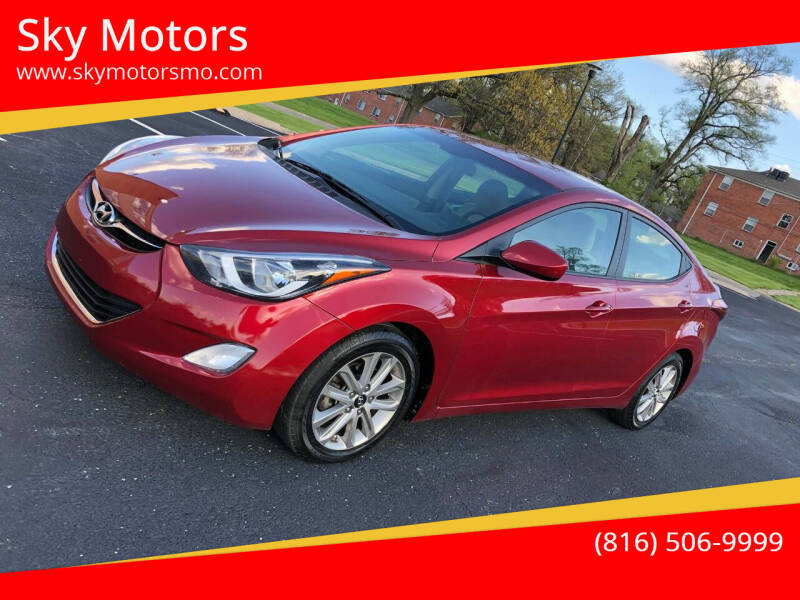 2014 Hyundai Elantra for sale at Sky Motors in Kansas City MO