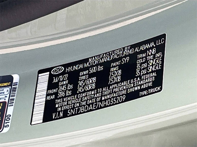 2022 Hyundai Santa Cruz SEL