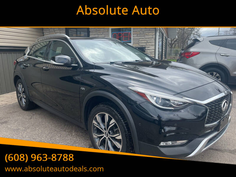 2017 Infiniti QX30 for sale at Absolute Auto in Baraboo WI