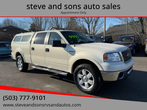 2008 Ford F-150 for sale at steve and sons auto sales in Happy Valley OR