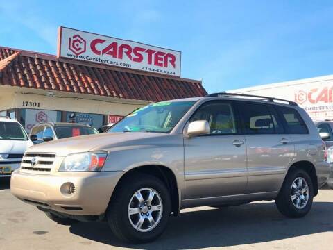 2006 Toyota Highlander for sale at CARSTER in Huntington Beach CA