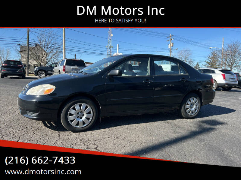 2004 Toyota Corolla for sale at DM Motors Inc in Maple Heights OH