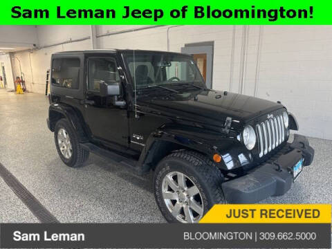 2018 Jeep Wrangler JK for sale at Sam Leman CDJR Bloomington in Bloomington IL