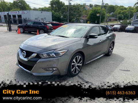 2017 Nissan Maxima for sale at City Car Inc in Nashville TN