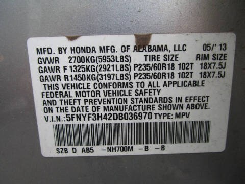 2013 Honda Pilot EX