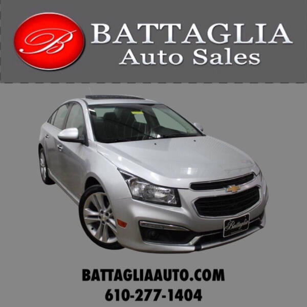 2015 Chevrolet Cruze for sale at Battaglia Auto Sales in Plymouth Meeting PA