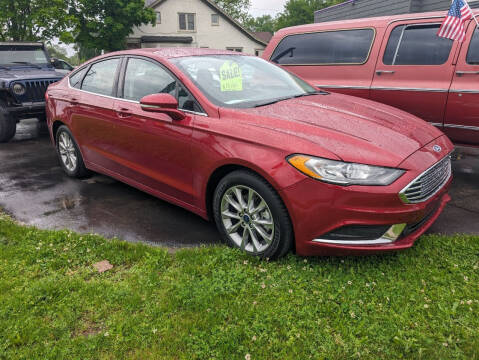 2017 Ford Fusion for sale at Zarate's Auto Sales in Big Bend WI