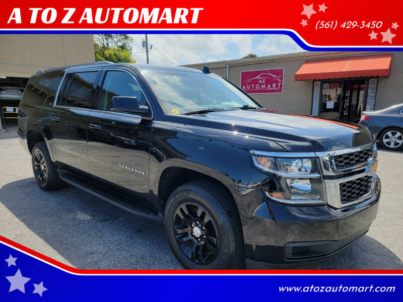 2019 Chevrolet Suburban for sale at A TO Z  AUTOMART in West Palm Beach FL