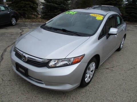 2012 Honda Civic for sale at Richfield Car Co in Hubertus WI