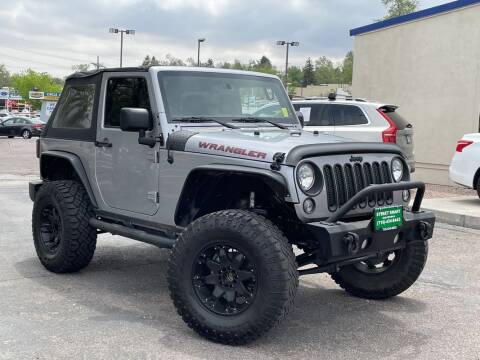 2016 Jeep Wrangler for sale at Street Smart Auto Brokers in Colorado Springs CO