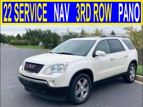 2012 GMC Acadia for sale at Elite Motors Inc. in Joppa MD